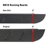 Go Rhino RB10 Slim Running Boards - Universal 87in. - Tex. Blk