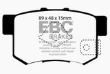 EBC 10-12 Acura RDX 2.3 Turbo Redstuff Rear Brake Pads