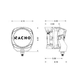 ARB NACHO Quatro Combo 4in. Offroad LED Light - Pair