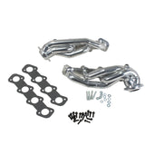 BBK 99-03 Ford F Series Truck 5.4 Shorty Tuned Length Exhaust Headers - 1-5/8 Silver Ceramic