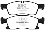 EBC 11+ Dodge Durango 3.6 Extra Duty Front Brake Pads