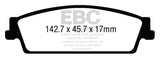 EBC 15+ Cadillac Escalade 6.2 2WD Greenstuff Rear Brake Pads