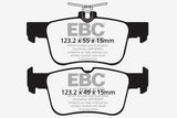 EBC 13+ Ford Fusion 1.6 Turbo Yellowstuff Rear Brake Pads