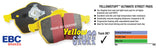 EBC 92-00 Dodge Viper 8.0 Yellowstuff Rear Brake Pads