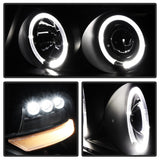 Spyder Ford F150 04-08 Projector Headlights Version 2 LED Halo LED Blk Smke PRO-YD-FF15004-HL-G2-BSM