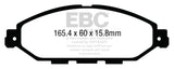 EBC 12-13 Infiniti JX35 3.5 Yellowstuff Front Brake Pads