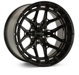 Vossen HFX-1 22x10 / 8x180 / ET-18 / Super Deep / 124.3 CB - Gloss Black Wheel