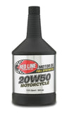 Red Line 20W50 Motorcycle Oil Quart