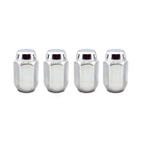 McGard Hex Lug Nut (Cone Seat) 1/2-20 / 13/16 Hex / 1.5in. Length (4-Pack) - Chrome