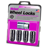 McGard Wheel Lock Nut Set - 4pk. (Cone Seat) M14X1.5 / 21mm & 22mm Dual Hex / 1.965in. L - Black