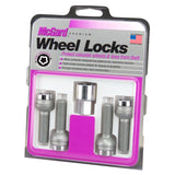 McGard Wheel Lock Bolt Set - 4pk. (Radius Seat) M14X1.5 / 17mm Hex / 26.7mm Shank Length - Chrome