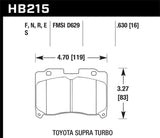 Hawk 93-98 Toyota Supra TT HPS 5.0 Street Front Brake Pads