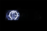 ANZO 1998-2005 Chevrolet S-10 Projector Headlights w/ Halo Black