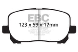 EBC 02-08 Pontiac Vibe 1.8 Yellowstuff Front Brake Pads