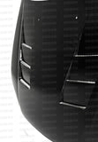 Seibon 99-00 Honda Civic (EM1/EJ6/7/8/EK9) TS-Style Carbon Fiber Hood