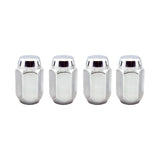 McGard Hex Lug Nut (Cone Seat) 1/2-20 / 13/16 Hex / 1.5in. Length (4-Pack) - Chrome