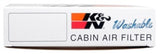 K&N 05-15 Nissan Frontier, Mid-size Pickups & SUVs Cabin Air Filter - 2 per Box