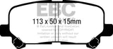 EBC 07-13 Acura MDX 3.7 Ultimax2 Rear Brake Pads