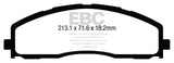 EBC 13+ Ford F250 (inc Super Duty) 6.2 (2WD) Yellowstuff Front Brake Pads