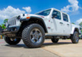 N-Fab RKR Step System 2019 Jeep Wrangler JT 4 Door Truck Full Length - Tex. Black - 1.75in