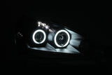 ANZO 2005-2006 Acura Rsx Projector Headlights w/ Halo Black