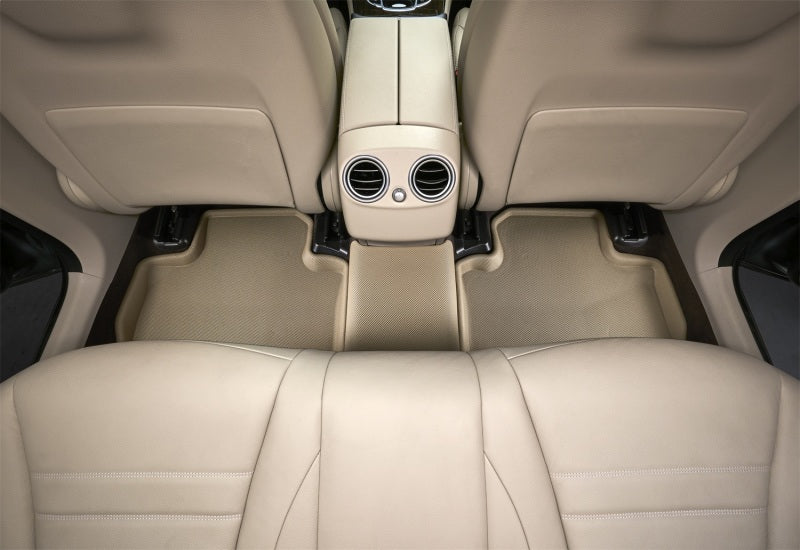 3D MAXpider 2016-2020 Tesla Model X 6-Seats Kagu 3rd Row Floormats - Tan