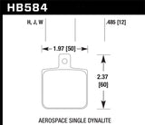 Hawk Aerospace Single Dynalite 12mm Thickness DTC-30 Race Brake Pads