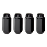 McGard Hex Lug Nut (Cone Seat) M14X1.5 / 22mm Hex / 1.945in. Length (4-Pack) - Black