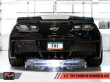 AWE Tuning 14-19 Chevy Corvette C7 Z06/ZR1 (w/o AFM) Touring Edition Axle-Back Exhaust w/Black Tips
