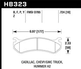 Hawk Chevy / GMC Truck / Hummer LTS Street Rear Brake Pads