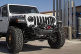 Addictive Desert Designs 2018 Jeep Wrangler JL Rock Fighter Front Bumper w/ Stinger Hoop