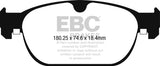 EBC 16-17 Volvo XC90 Yellowstuff Front Brake Pads