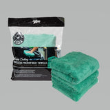 Chemical Guys Ultra Edgeless Microfiber Towel - 16in x 16in - Green - 3 Pack