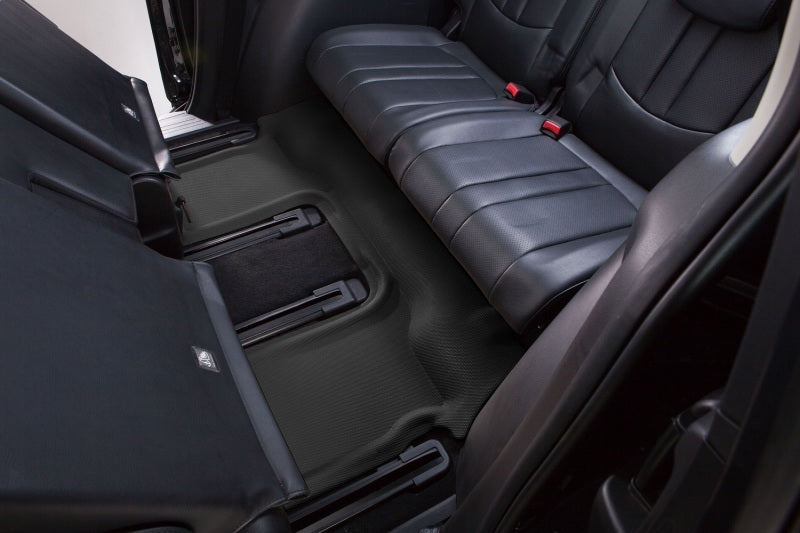 3D MAXpider 2016-2018 Tesla Model X 6-Seats w/ Console Kagu 3rd Row Floormats - Black
