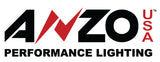 ANZO 2008-2014 Dodge Challenger Projector Headlights w/ Halo Black (CCFL)