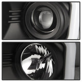 Spyder Chevy Silverado 1500 14-16 Projector Headlights Light Bar DRL Blk PRO-YD-CS14-LBDRL-BK