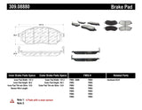 StopTech Performance 06-08 350Z w/ Std Brakes / 06-08 Infiniti G35 Front Brake Pads