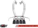 AWE Tuning 14-19 Chevy Corvette C7 Z06/ZR1 (w/o AFM) Track Edition Axle-Back Exhaust w/Black Tips