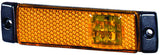 Hella 8645 Series 12V Amber Side Marker Lamp