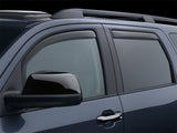 WeatherTech 08+ Toyota Sequoia Front and Rear Side Window Deflectors - Dark Smoke