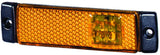 Hella 8645 Series 12V Amber Side Marker Lamp