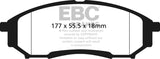 EBC 05-07 Ford F250 (inc Super Duty) 5.4 (2WD) Yellowstuff Rear Brake Pads