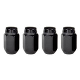 McGard Hex Lug Nut (Cone Seat) M14X1.5 / 22mm Hex / 1.635in. Length (4-Pack) - Black