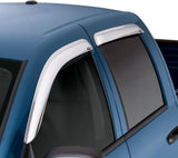 AVS 02-08 Dodge RAM 1500 Quad Cab Ventvisor Front & Rear Window Deflectors 4pc - Chrome