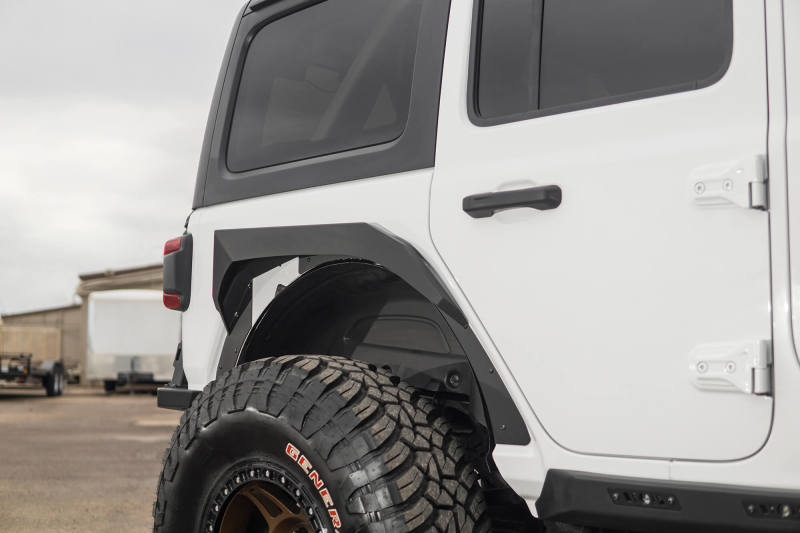 Addictive Desert Designs 2018 Jeep Wrangler JL Hammer Black Rock Fighter Rear Fenders