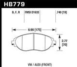 Hawk 15-16 Audi S3 Performance Ceramic Front Brake Pads