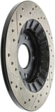 StopTech 00-09 S2000 Slotted & Drilled Left Rear Rotor