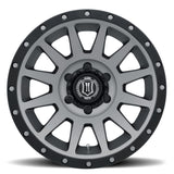 ICON Compression 18x9 6x135 6mm Offset 5.25in BS Titanium Wheel