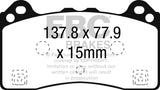 EBC 15-16 Ford Focus RS Yellowstuff Front Brake Pads