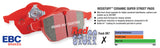 EBC 12+ Mercedes-Benz G63 AMG 5.5 Twin Turbo Redstuff Rear Brake Pads